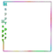 soave frame deco text happy day rainbow - 免费PNG 动画 GIF