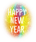 soave text new year deco happy white rainbow - ingyenes png animált GIF