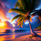 loly33 fond tropical - PNG gratuit GIF animé