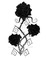 rose noire - PNG gratuit GIF animé