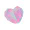 pastel 3d heart - GIF animé gratuit GIF animé