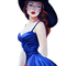 kikkapink vintage fashion woman hat - gratis png geanimeerde GIF