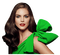 Kaz_Creations Woman Femme Green - δωρεάν png κινούμενο GIF
