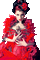 woman in red - Бесплатный анимированный гифка анимированный гифка