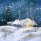 kikkapink winter snow background animated - GIF animate gratis GIF animata