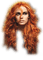 Redhead femme - zadarmo png animovaný GIF