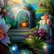 fantasy rainbow background - zadarmo png animovaný GIF