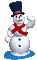 snowman - GIF animado grátis Gif Animado