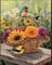 MMarcia fundo flores passáro - kostenlos png Animiertes GIF