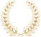 Kaz_Creations Deco Wreath Gold - ilmainen png animoitu GIF
