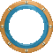 Frame. Circle. Blue. Brown. Window. Leila - GIF animé gratuit GIF animé