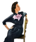 kikkapink vintage woman - nemokama png animuotas GIF