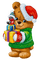christmas bear by nataliplus - gratis png geanimeerde GIF