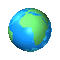 Planet Earth Spinning - GIF animé gratuit GIF animé