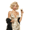 Woman Champagne - Bogusia - Free PNG Animated GIF
