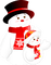 Kaz_Creations Christmas Winter Snowmen Snowman - PNG gratuit GIF animé