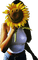 loly33 femme tournesol - 免费PNG 动画 GIF