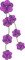 Kaz_Creations Deco Scrap Flowers Hanging Dangly Things Colours - PNG gratuit GIF animé
