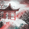 soave background animated oriental pink teal - GIF animé gratuit GIF animé