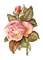 Vintage Rose mit Knospe - PNG gratuit GIF animé