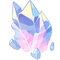 crystals pixel art - GIF animado gratis