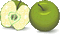 Green Apple - Animovaný GIF zadarmo animovaný GIF