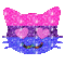Bi pride cat emoji - 無料のアニメーション GIF アニメーションGIF
