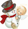 pupazzo di neve - GIF animate gratis GIF animata