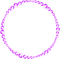 Pearls.Circle.Frame.Purple - PNG gratuit GIF animé
