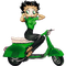 Betty Bop Scooter - png gratuito GIF animata