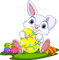 Kaz_Creations Easter Deco Bunny - darmowe png animowany gif