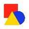 primary color shapes - Free animated GIF Animated GIF