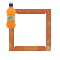 Small Orange Frame - Nemokamas animacinis gif animuotas GIF