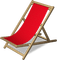 Kaz_Creations Furniture Deck Chair Beach - gratis png animerad GIF