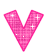 Kaz_Creations Animated Alphabet Pink  V - 免费动画 GIF 动画 GIF