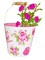 fleurs et son pot - png gratis GIF animasi