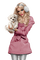 KVINNA OCH HUND----WOMAN AND DOG - ücretsiz png animasyonlu GIF