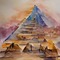 Egyptian Pyramid Background - darmowe png animowany gif