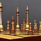 Gold Chess Pieces - nemokama png animuotas GIF