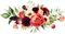 Flowers pink rose bp - безплатен png анимиран GIF