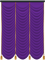 Kaz_Creations Deco Curtains Purple - gratis png animeret GIF