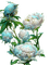fleurs bleues - nemokama png animuotas GIF