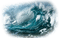 waves of the ocean sea - PNG gratuit GIF animé