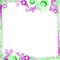 Roses.Frame.Purple.Green - By KittyKatLuv65 - Free PNG Animated GIF