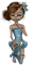 Poupée Cookie  Bleu :) - Free PNG Animated GIF