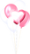 Balloons.White.Pink - ingyenes png animált GIF