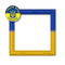 Small Blue/Yellow Frame - δωρεάν png κινούμενο GIF