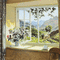 kikkapink animated background painting window - Δωρεάν κινούμενο GIF κινούμενο GIF