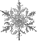 Tube déco-étoile de neige - GIF animé gratuit GIF animé
