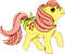 My Little Pony g1 Posey - nemokama png animuotas GIF